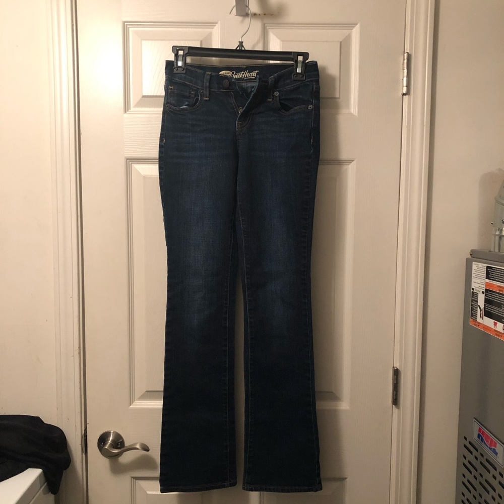 High waisted flare jeans